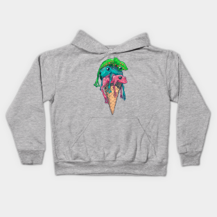 Animals Kids Hoodie - Icecream trip by MoisEscudero